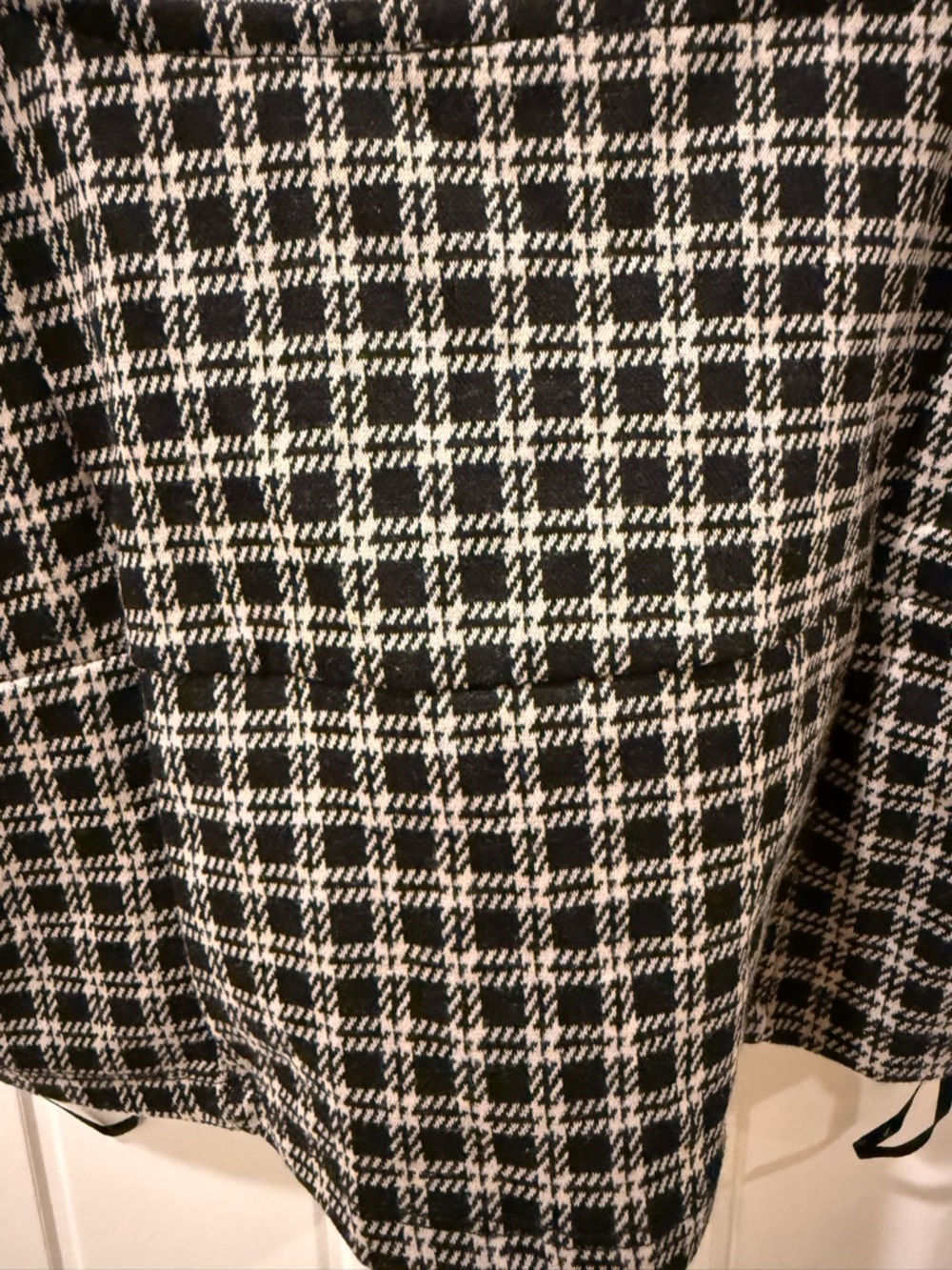 Pink Rose Black Plaid Crop Top Tank Size L Square Neck Dark Academia Grunge NWT - Picture 2 of 11